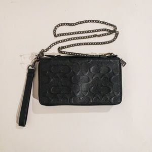 Coach Double zip travel organizer / wristlet - NWT